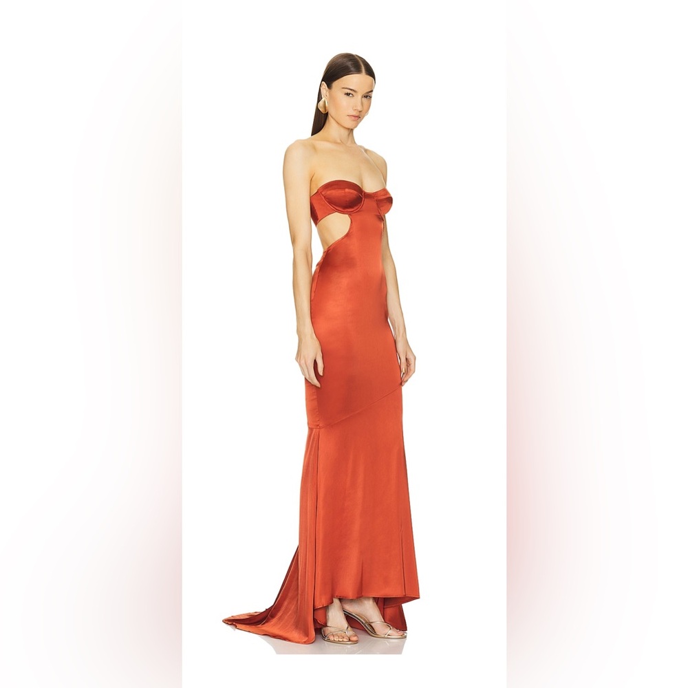 Michael Costello Alina Gown in Copper